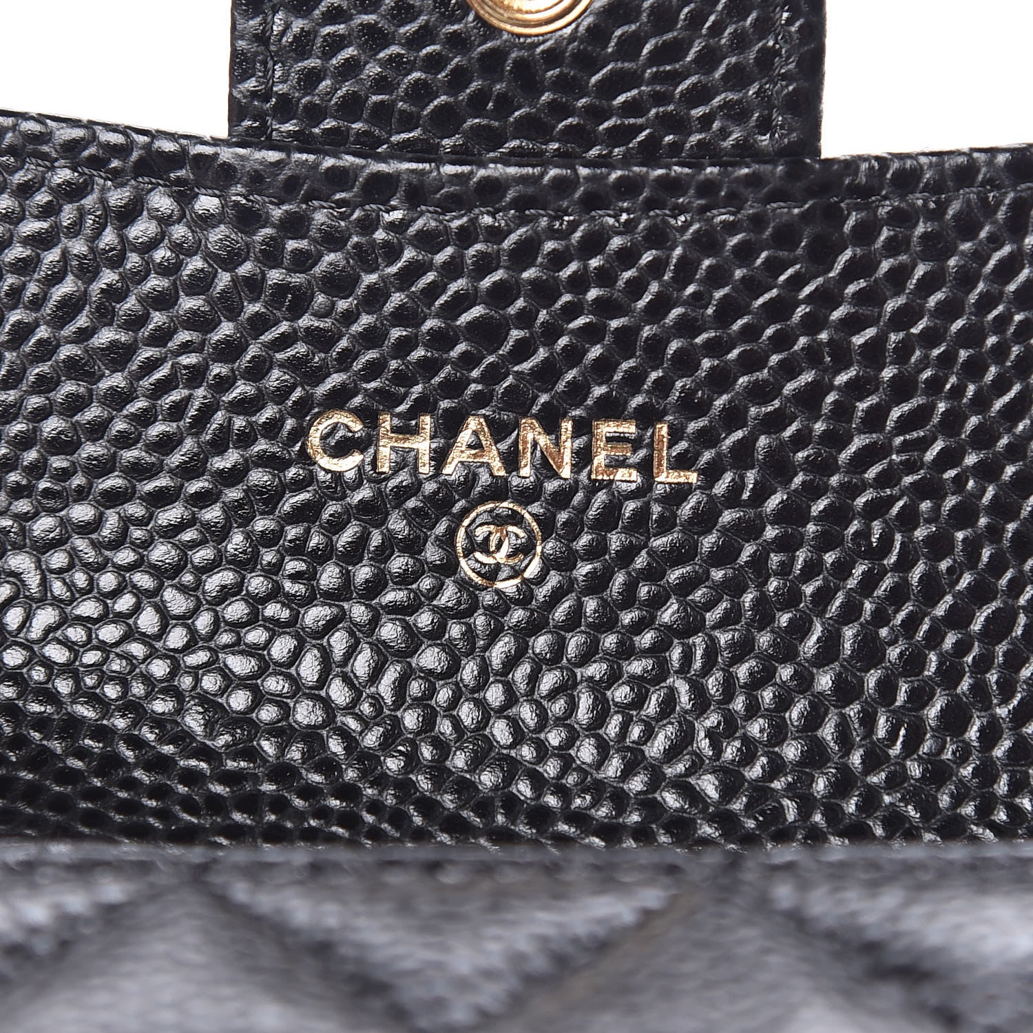Chanel Caviar Quilted Flap Card Holder Black 6 of 9