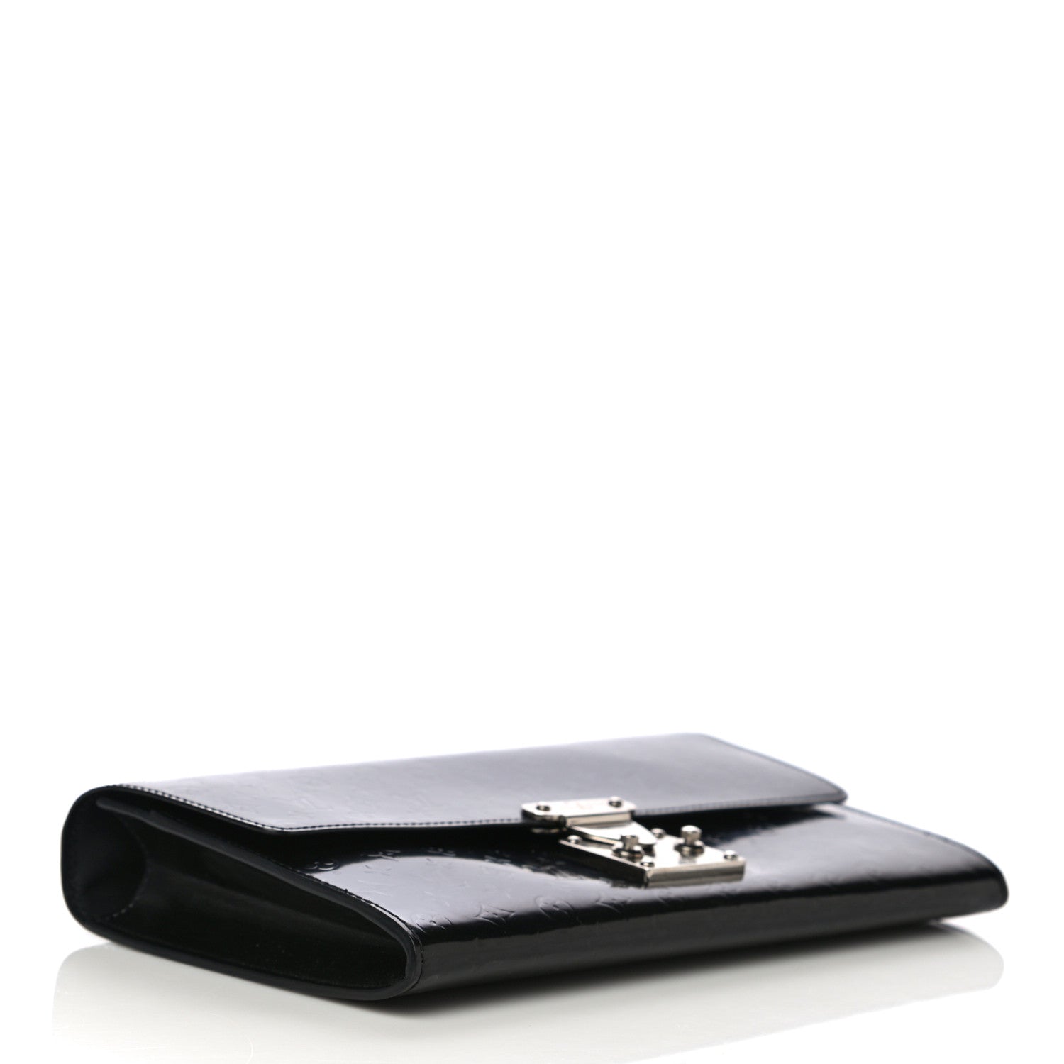 Louis Vuitton Monogram Glace Anouchka Pochette MM Black 3 of 23