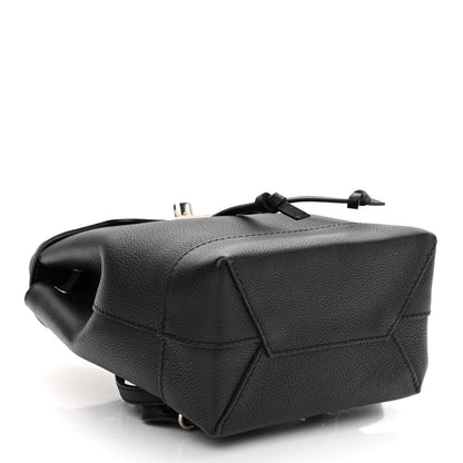 Louis Vuitton Calfskin Lockme Mini Backpack Black 4 of 9