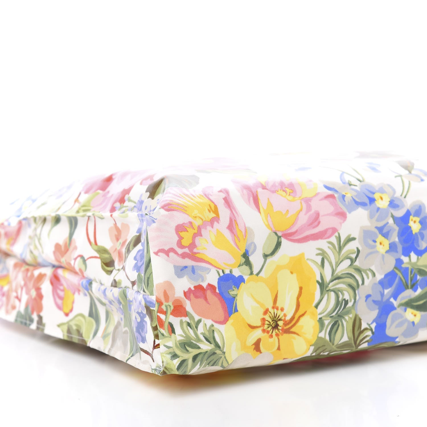 Gucci Patent Canvas Frame Logo Floral Print Vertical Tote Multicolor 10 of 11