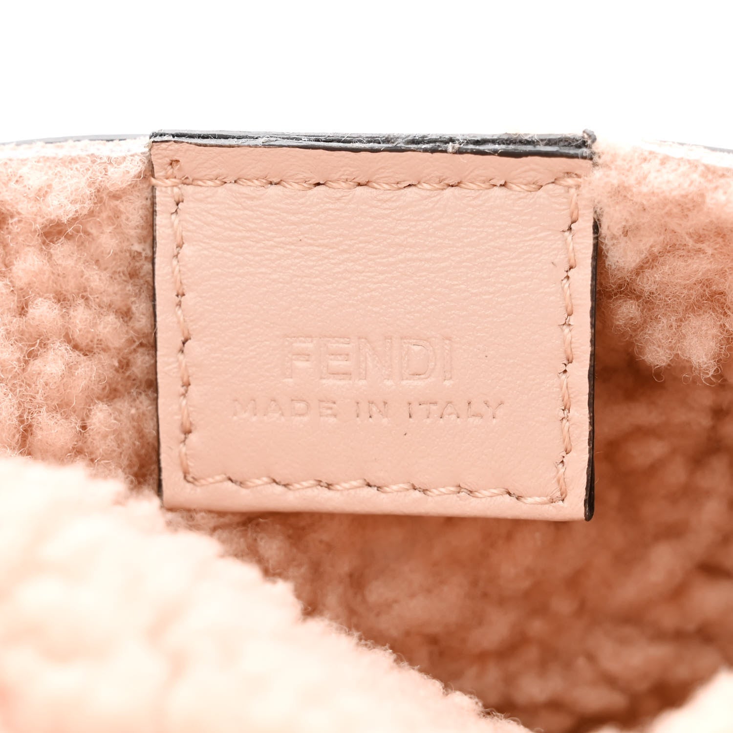 Fendi Lambskin Shearling Nano Baguette Maxi Handle Charm Soap 6 of 11