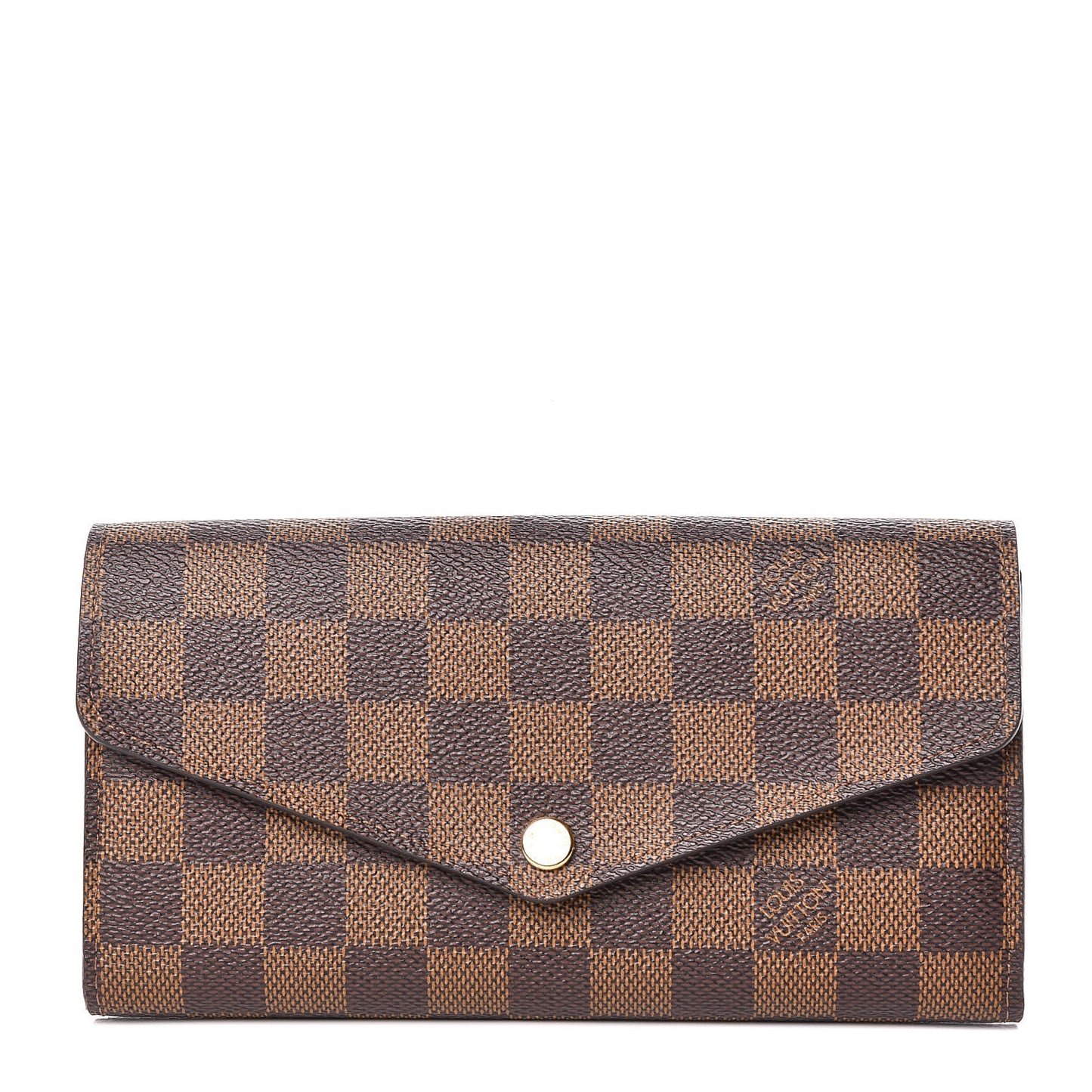 Damier Ebene Sarah Wallet NM Rose Ballerine