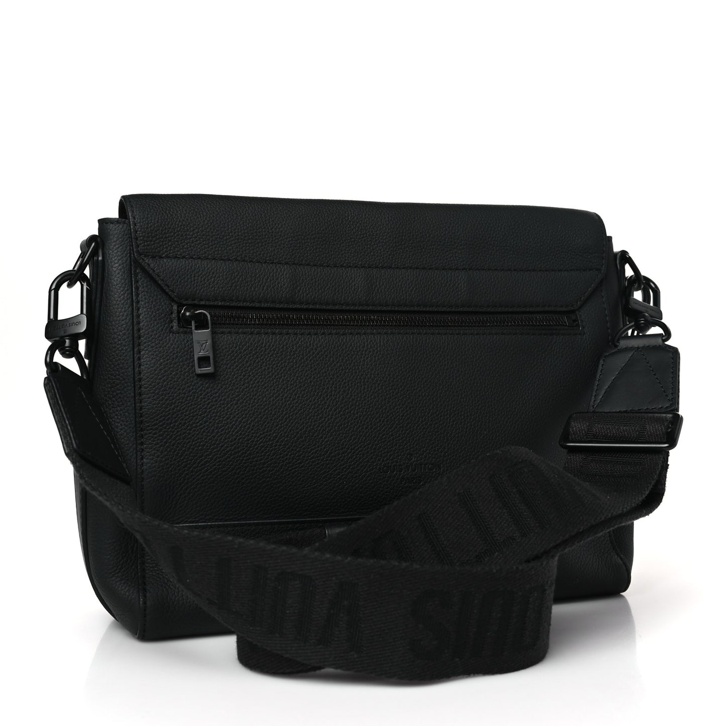 Calfskin Aerogram Messenger Black