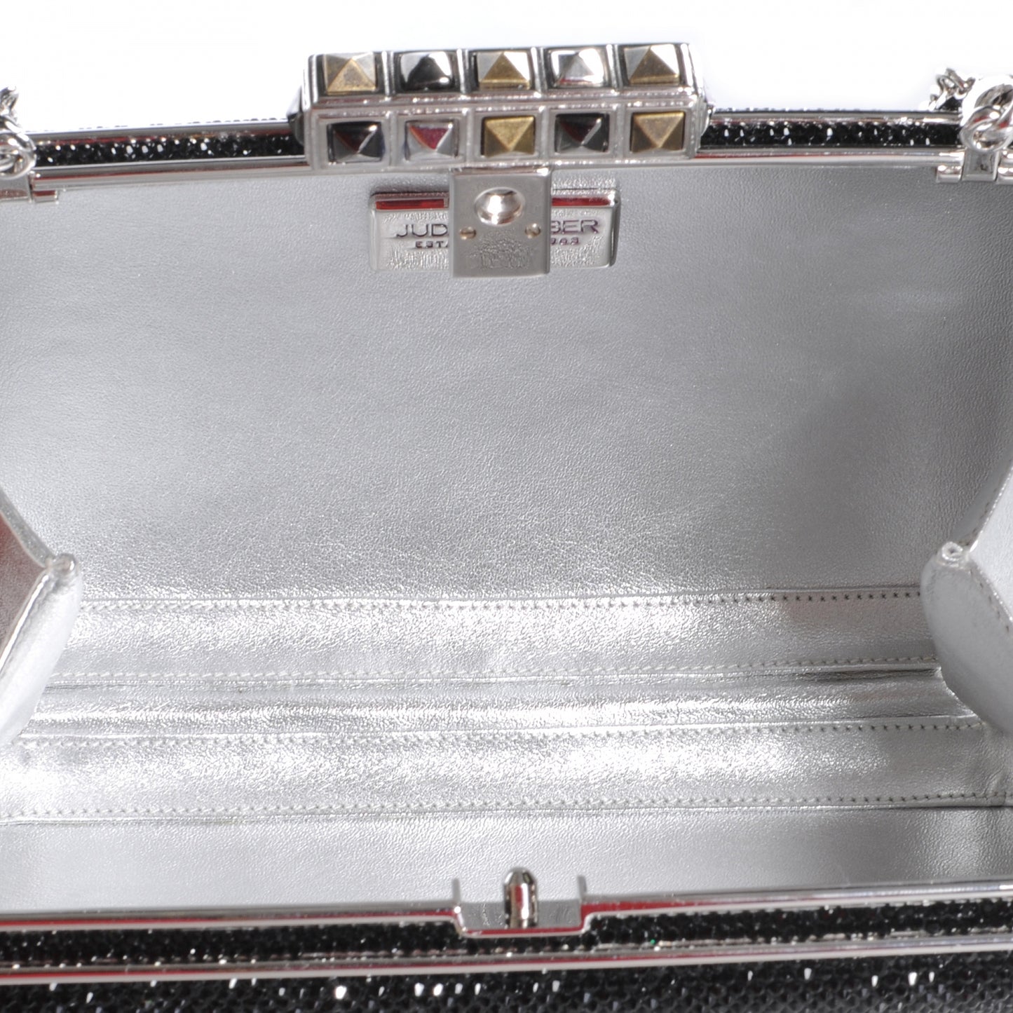 Crystal Skull Pattern Clutch