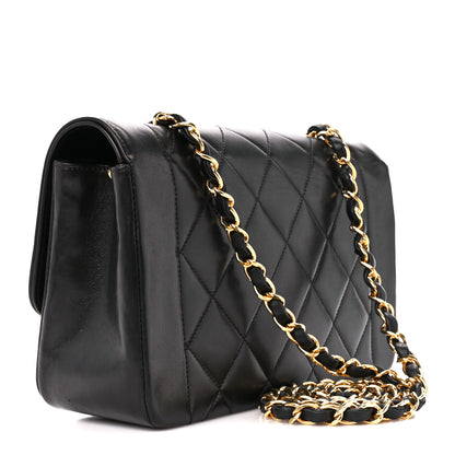 Chanel Lambskin Quilted Small Single Flap Black 3 of 11