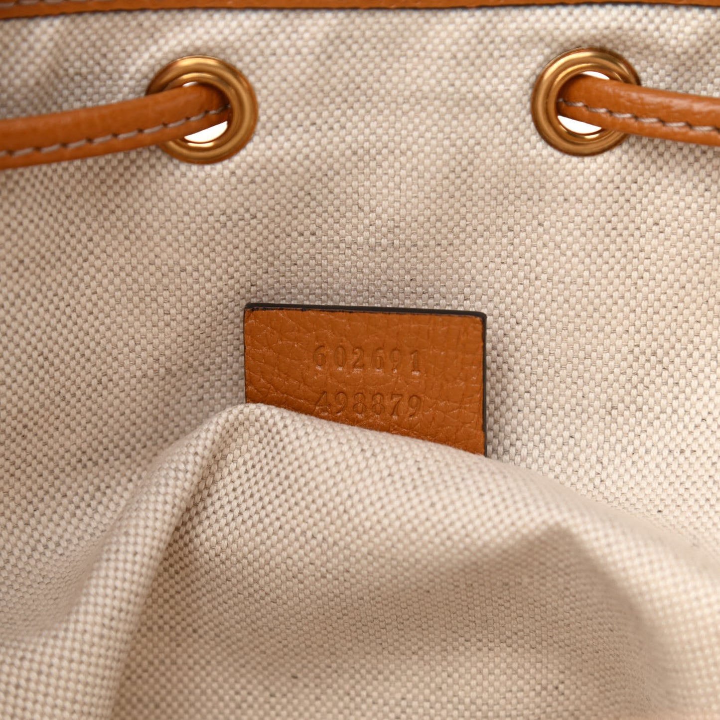 X DISNEY Mini Vintage GG Supreme Monogram Bucket Bag Beige Vintage Sun Oil