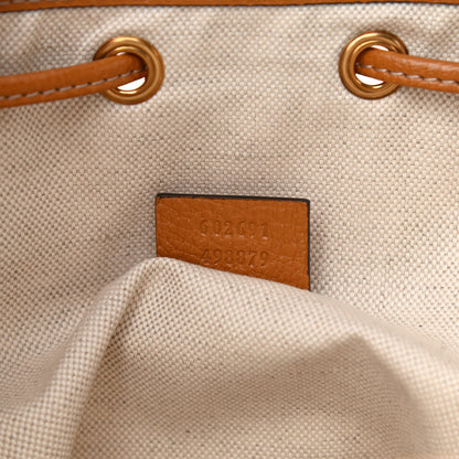 Gucci X DISNEY Mini Vintage GG Supreme Monogram Bucket Bag Beige Vintage Sun Oil 7 of 8