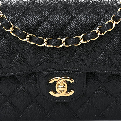 Chanel Caviar Quilted Small Double Flap Black 8 of 10