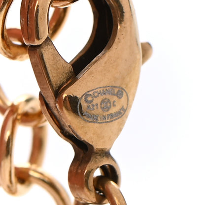 Chanel Crystal CC Chain Bracelet Gold 5 of 5