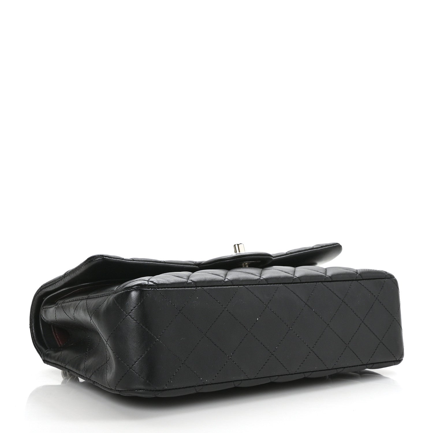 Chanel Lambskin Quilted Medium Double Flap Black 4 of 10