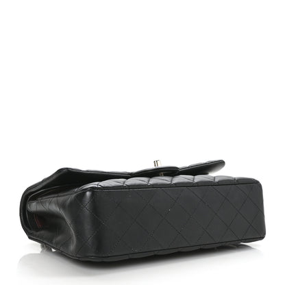 Chanel Lambskin Quilted Medium Double Flap Black 4 of 10