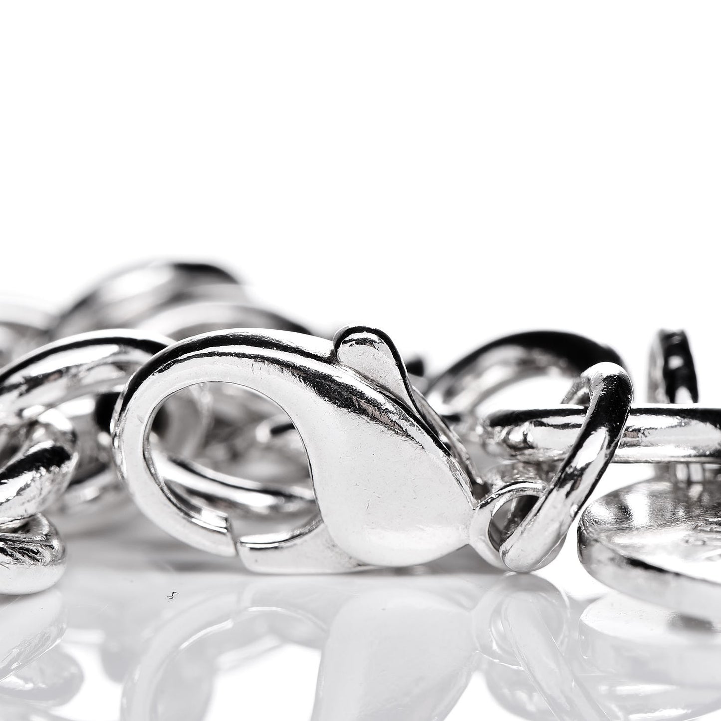 Sterling Silver Return to Round Tag Charm Bracelet