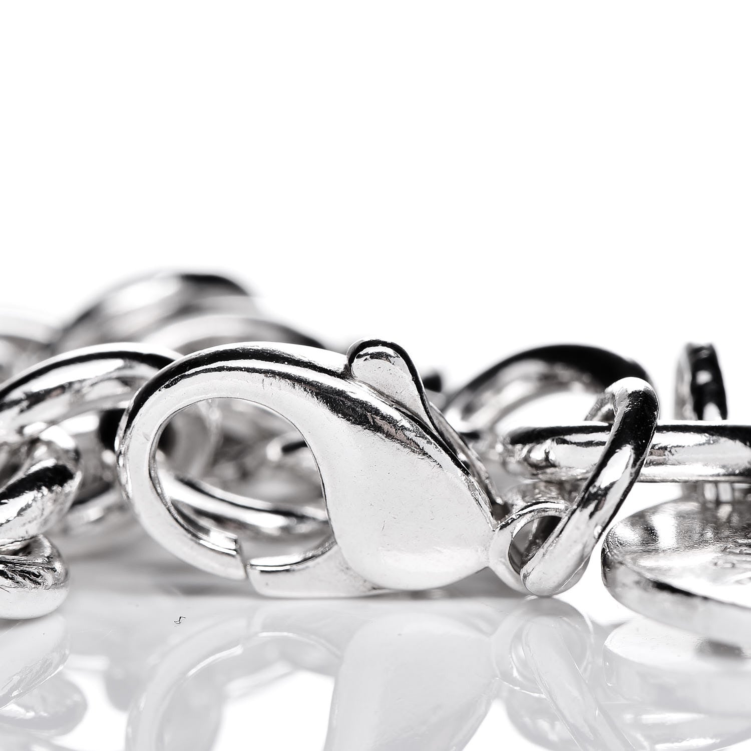 Tiffany Sterling Silver Return to Round Tag Charm Bracelet 5 of 5