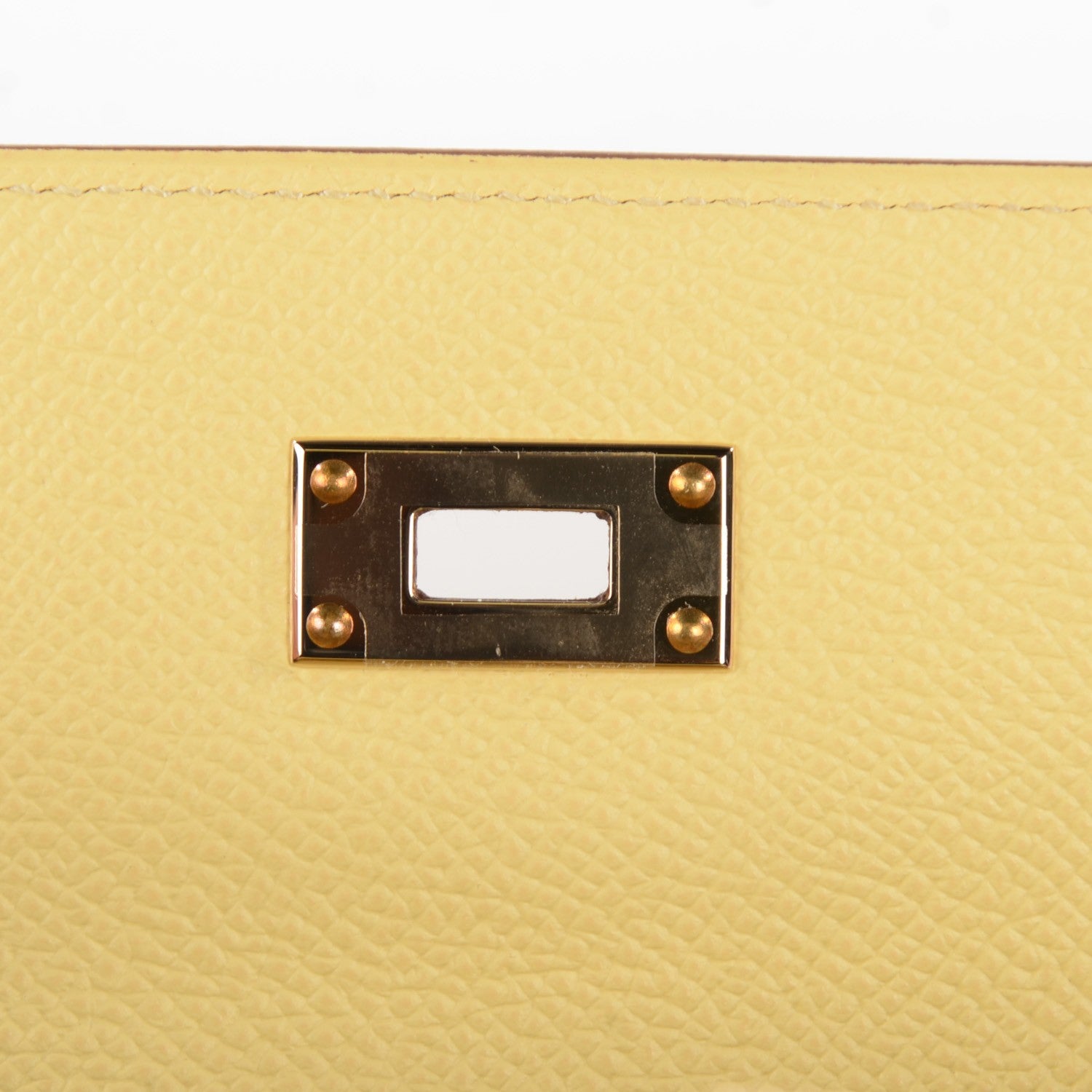 Hermes Epsom Kelly Longue Wallet Soufre 7 of 14