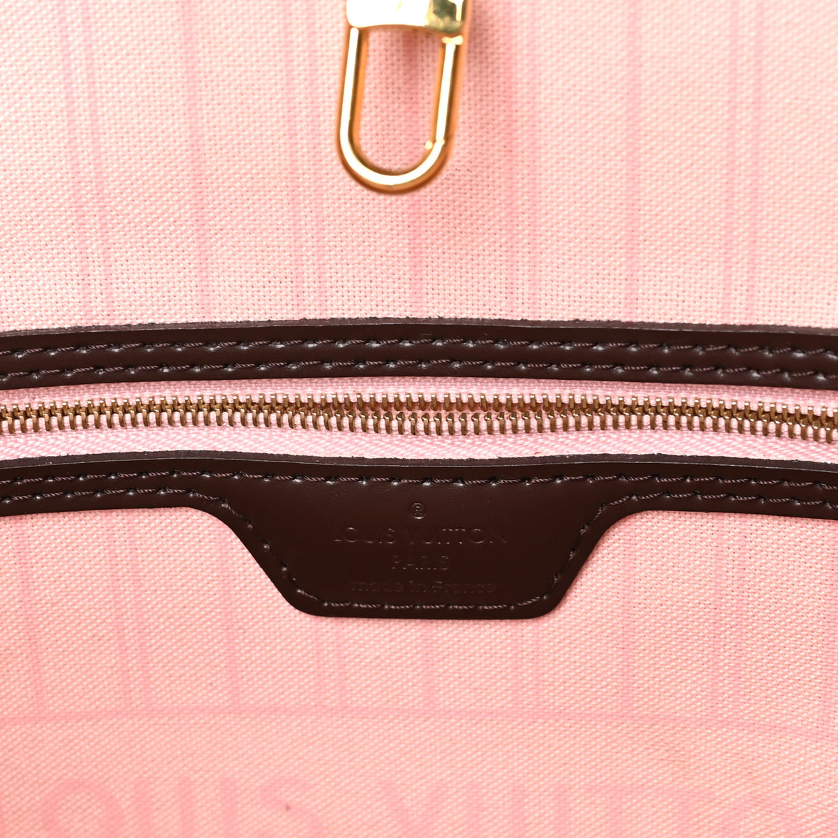 Damier Ebene Neo Neverfull MM Rose Ballerine