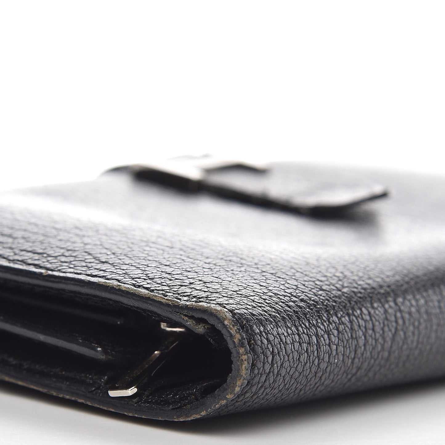 Chevre Mysore Tri-Fold Bearn Wallet Black