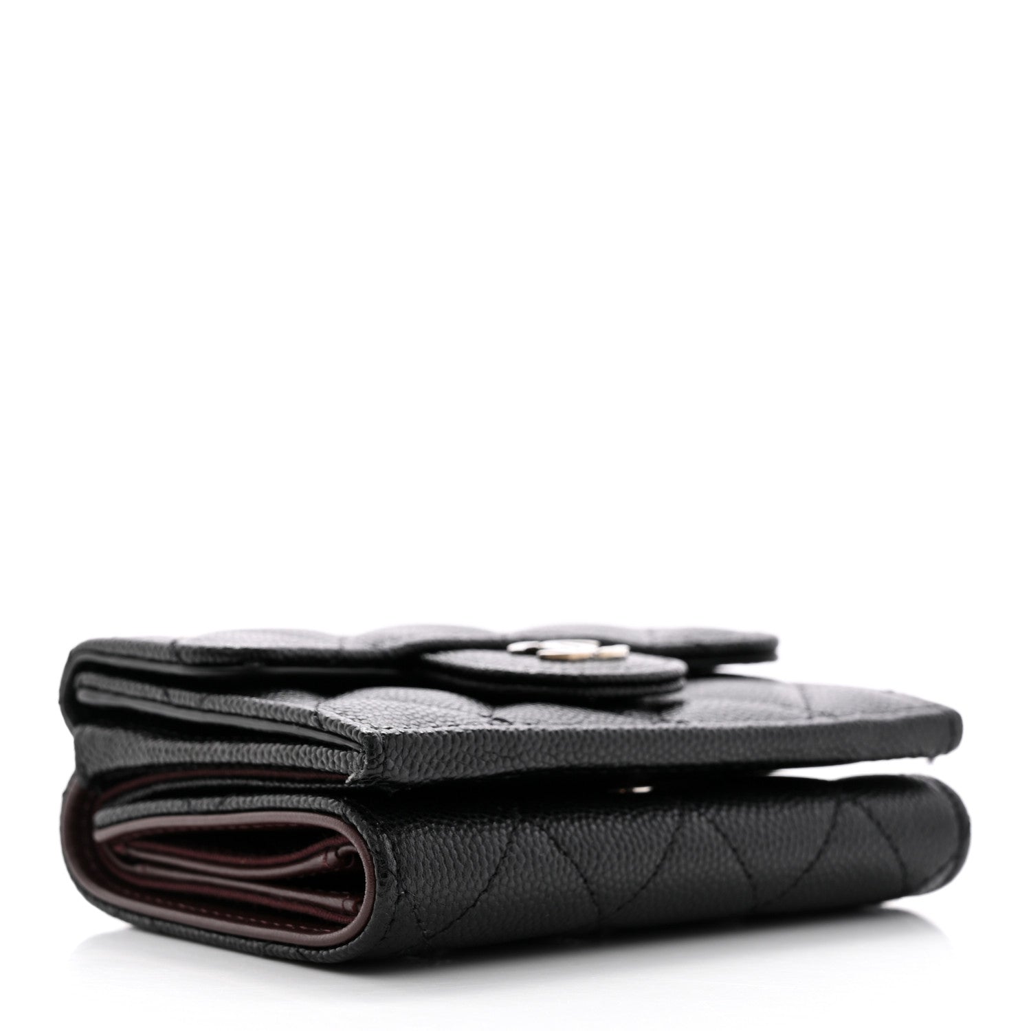 Chanel Caviar Quilted Double Flap Wallet Black 4 of 12