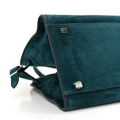 The Row Suede Soft Margaux 10 Bag Teal Green 8 of 10