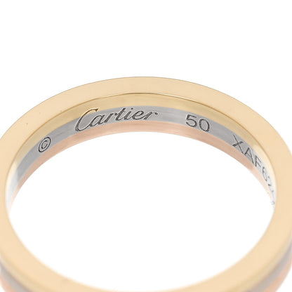 Cartier 18K Pink White Yellow Gold 3.5mm Vendome Louis Cartier Wedding Band Ring 50 5.25 4 of 6