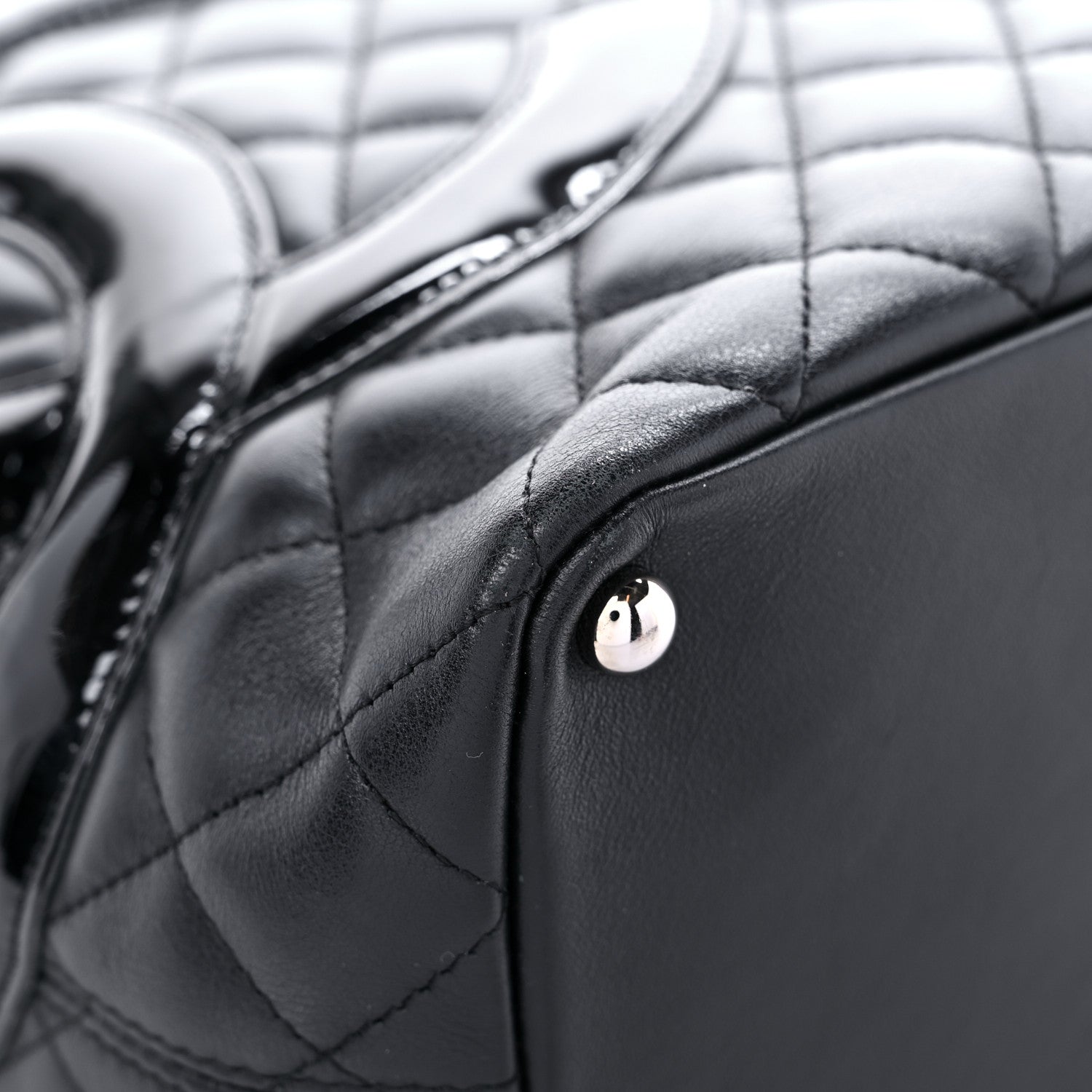Chanel Calfskin Quilted Medium Cambon Tote Black 7 of 14