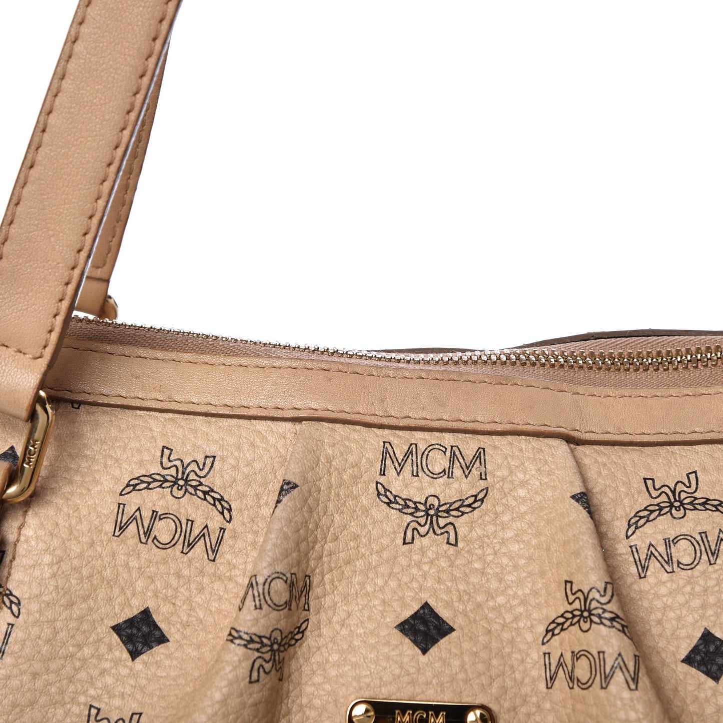 Visetos Medium Essentials Shopper Tote Beige