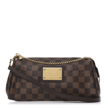 Louis Vuitton Damier Ebene Eva Clutch 1 of 8