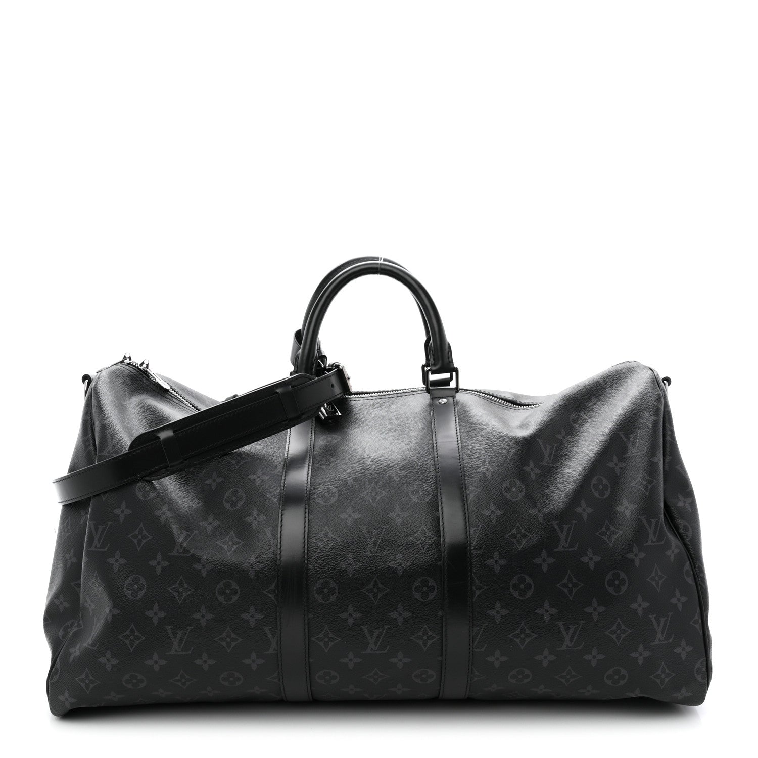 Louis Vuitton Monogram Eclipse Keepall Bandouliere 55 1 of 8