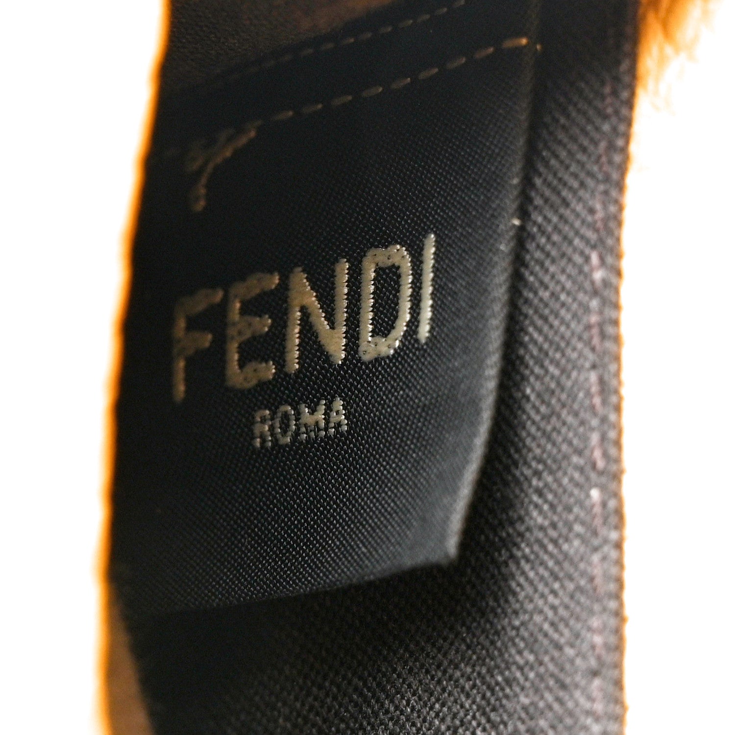 Fendi Cuoio Romano Monochrome Tri-Fold Wallet Sunflower 6 of 10