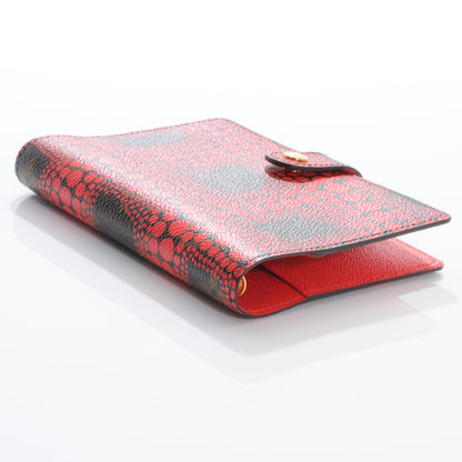 Louis Vuitton Monogram Kusama Town Small Ring Agenda Cover Red 4 of 7