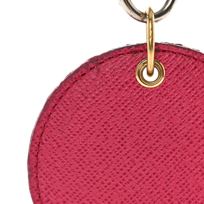 Louis Vuitton Damier Ebene Illustre Posies Bag Charm 4 of 8