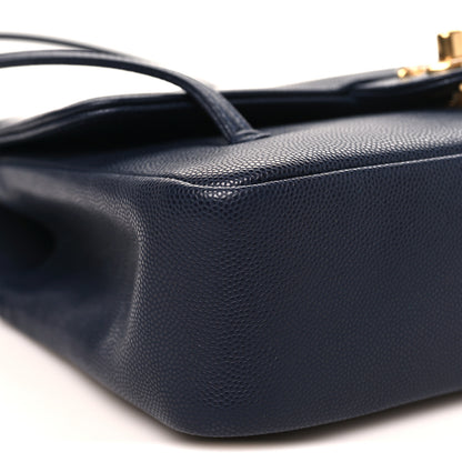 Chanel Shiny Caviar Preppy Coco Small Flap Navy 9 of 11