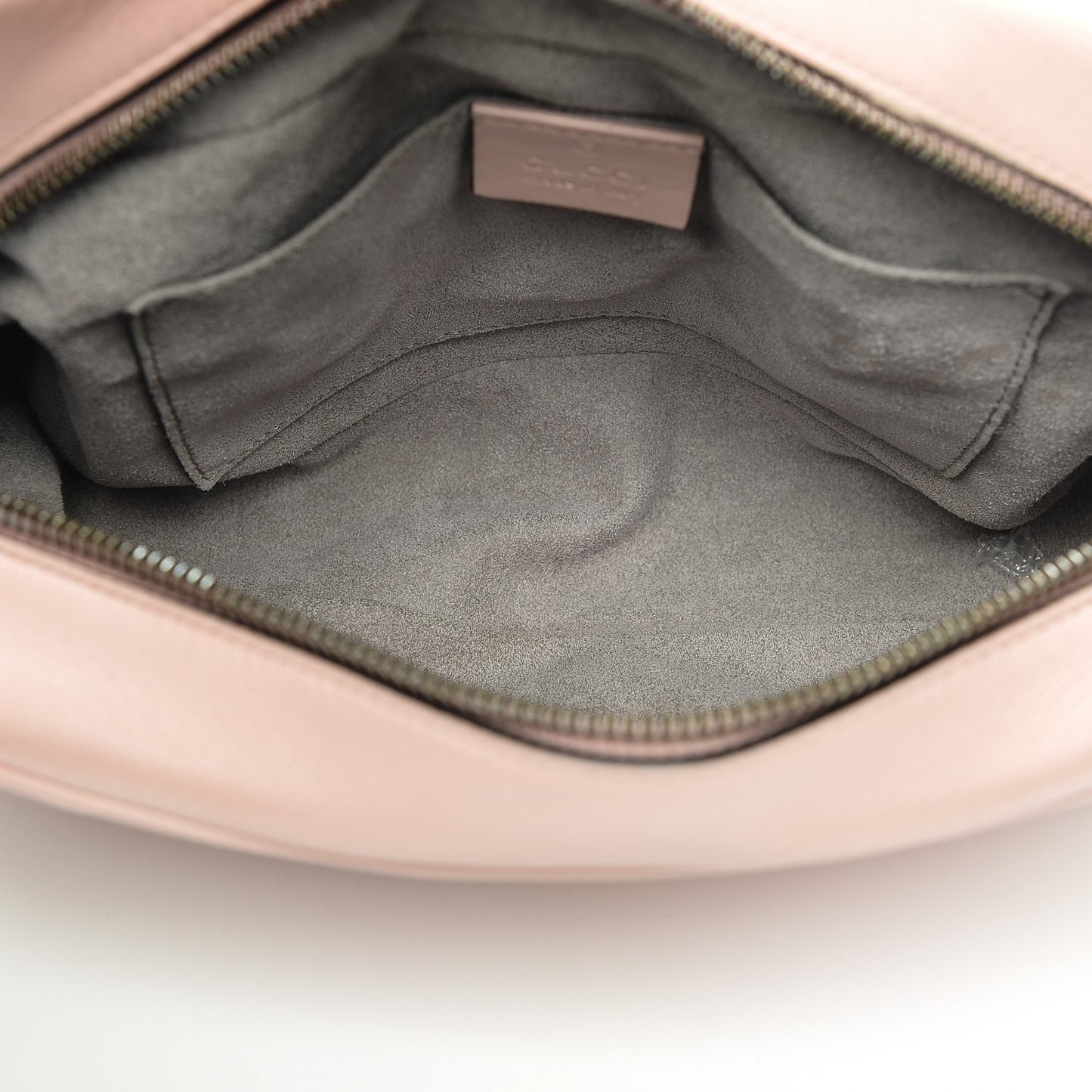 Calfskin Matelasse GucciGhost Small GG Marmont Chain Shoulder Bag Perfect Pink Rosa Ivory