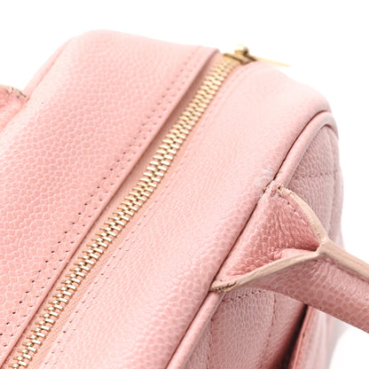 Chanel Caviar Quilted Small Bowler Pink 10 of 10