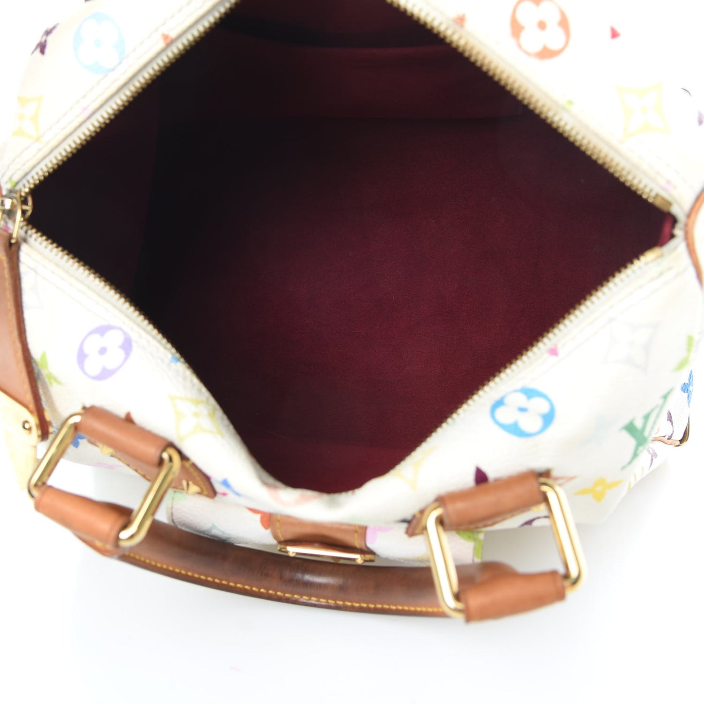 Monogram Multicolor Speedy 30 White