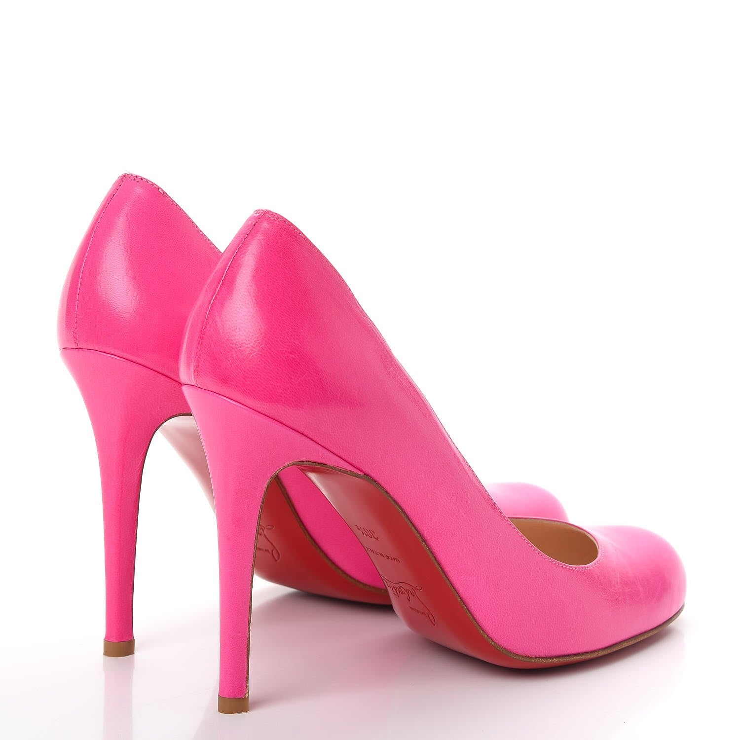 Christian Louboutin Kid Simple 100 Pumps 39 Rose Indien 4 of 13