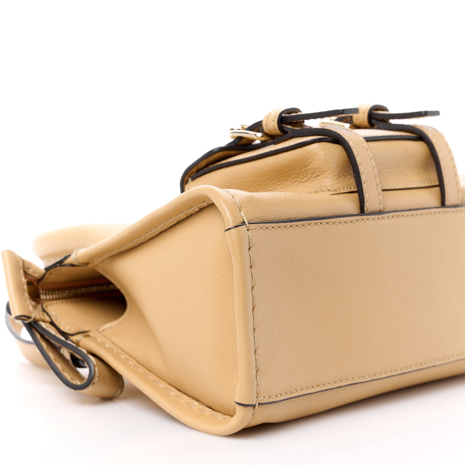 Chloe Buffalo Mini Edith Soft Tan 10 of 12
