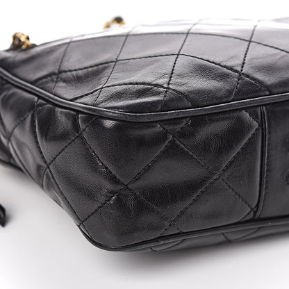 Chanel Lambskin Quilted Camera Case Black 11 of 17