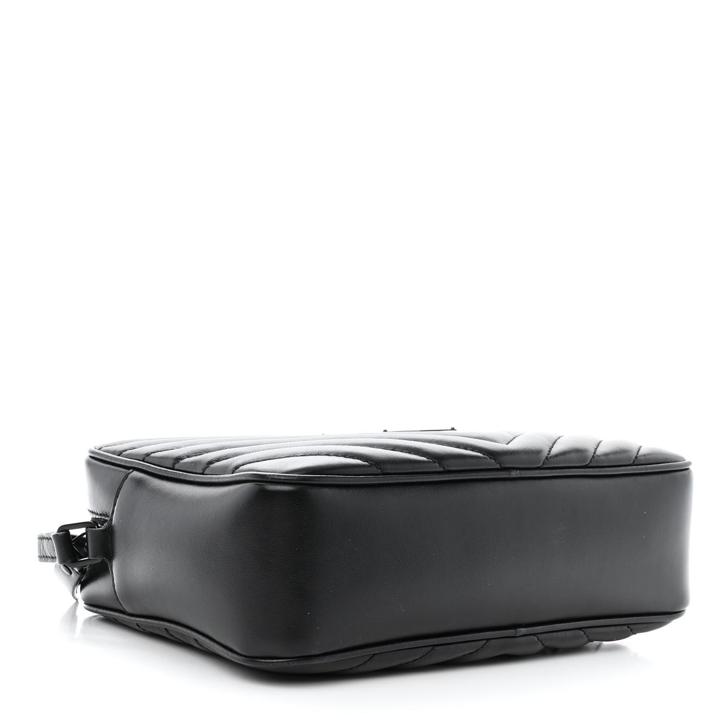 Calfskin Matelasse Monogram Monochrome Lou Camera Bag Black