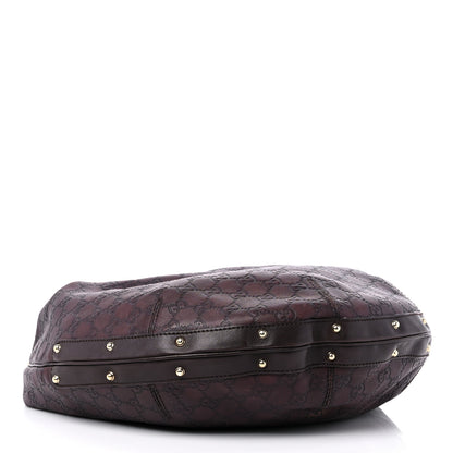 Gucci Guccissima Large Biba Hobo Dark Brown 4 of 14