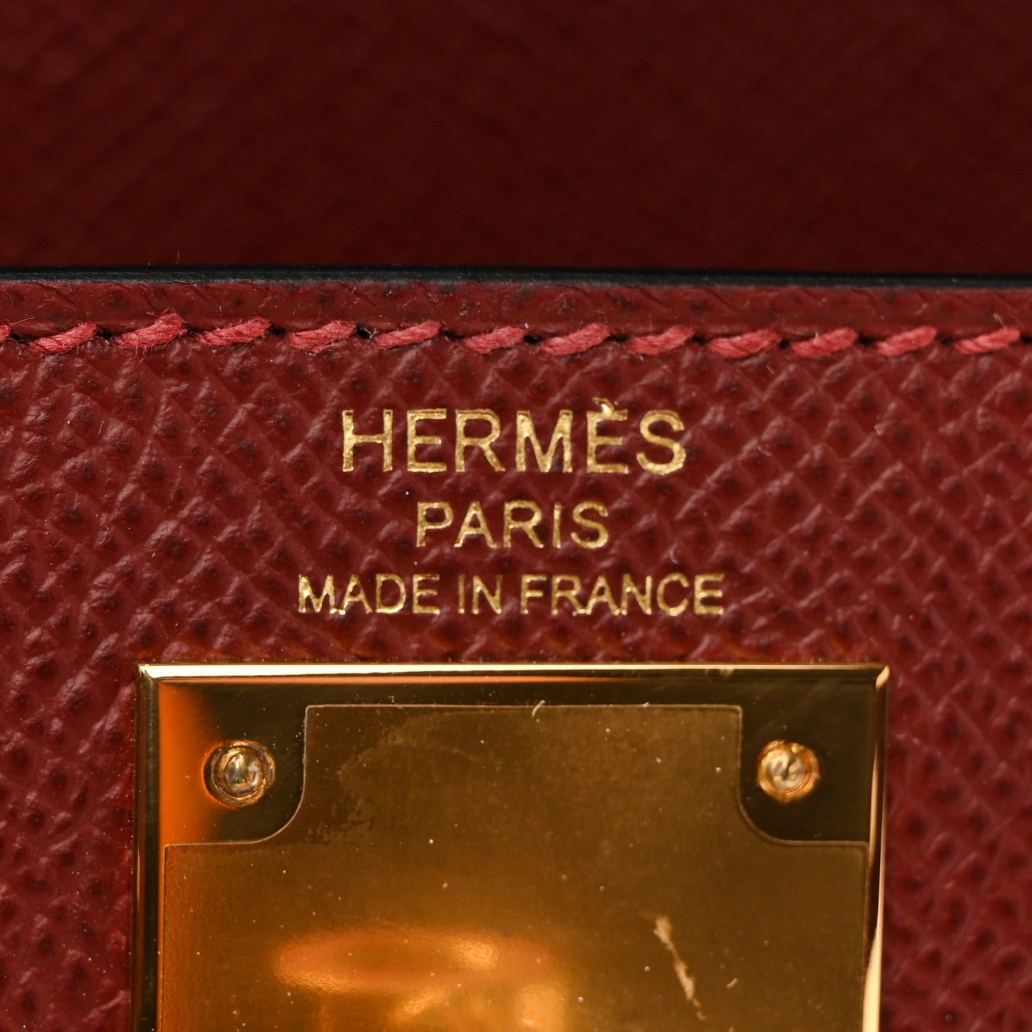 Hermes Epsom Kelly Sellier 28 Rouge H 6 of 14