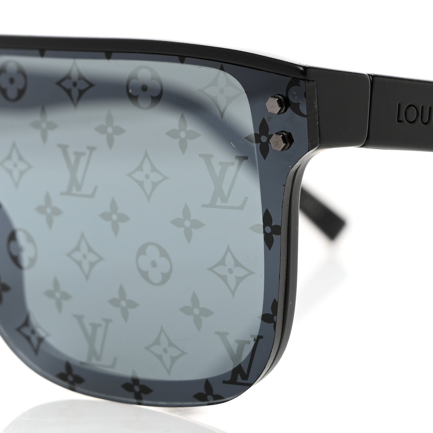Acetate LV Waimea Square Sunglasses Z1082W Black