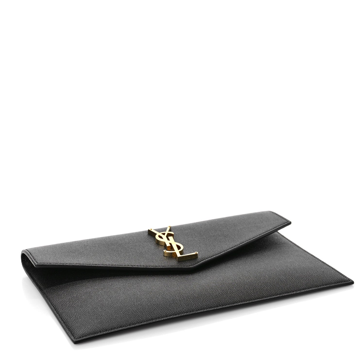 Saint Laurent Grain De Poudre Uptown Pouch Black 4 of 9