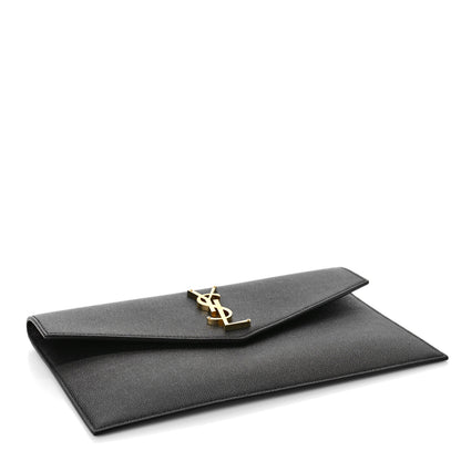 Saint Laurent Grain De Poudre Uptown Pouch Black 4 of 9