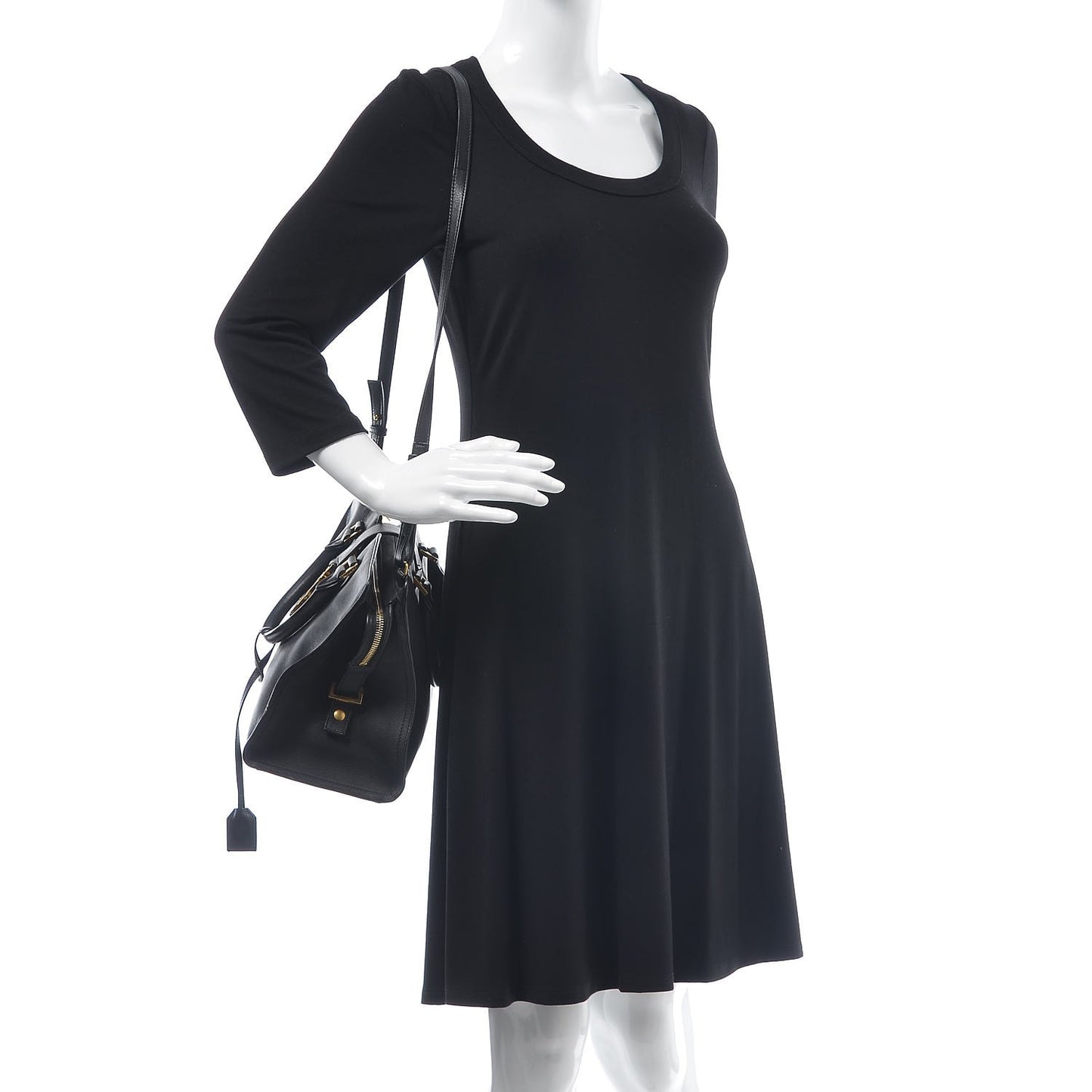 Smooth Calfskin Small Monogram Cabas Black