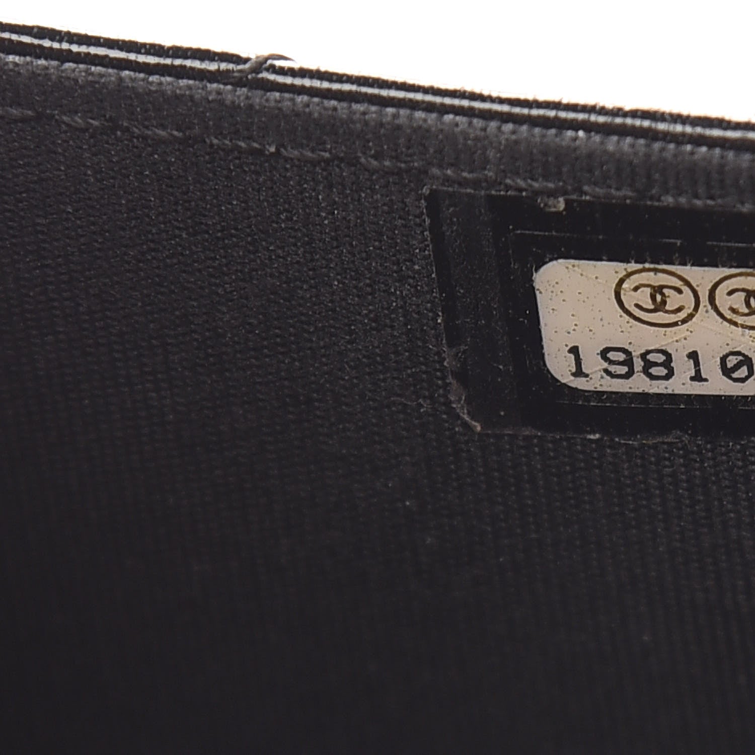 Chanel Shiny Aged Calfskin Quilted Boy Wallet On Chain WOC Black 8 of 19