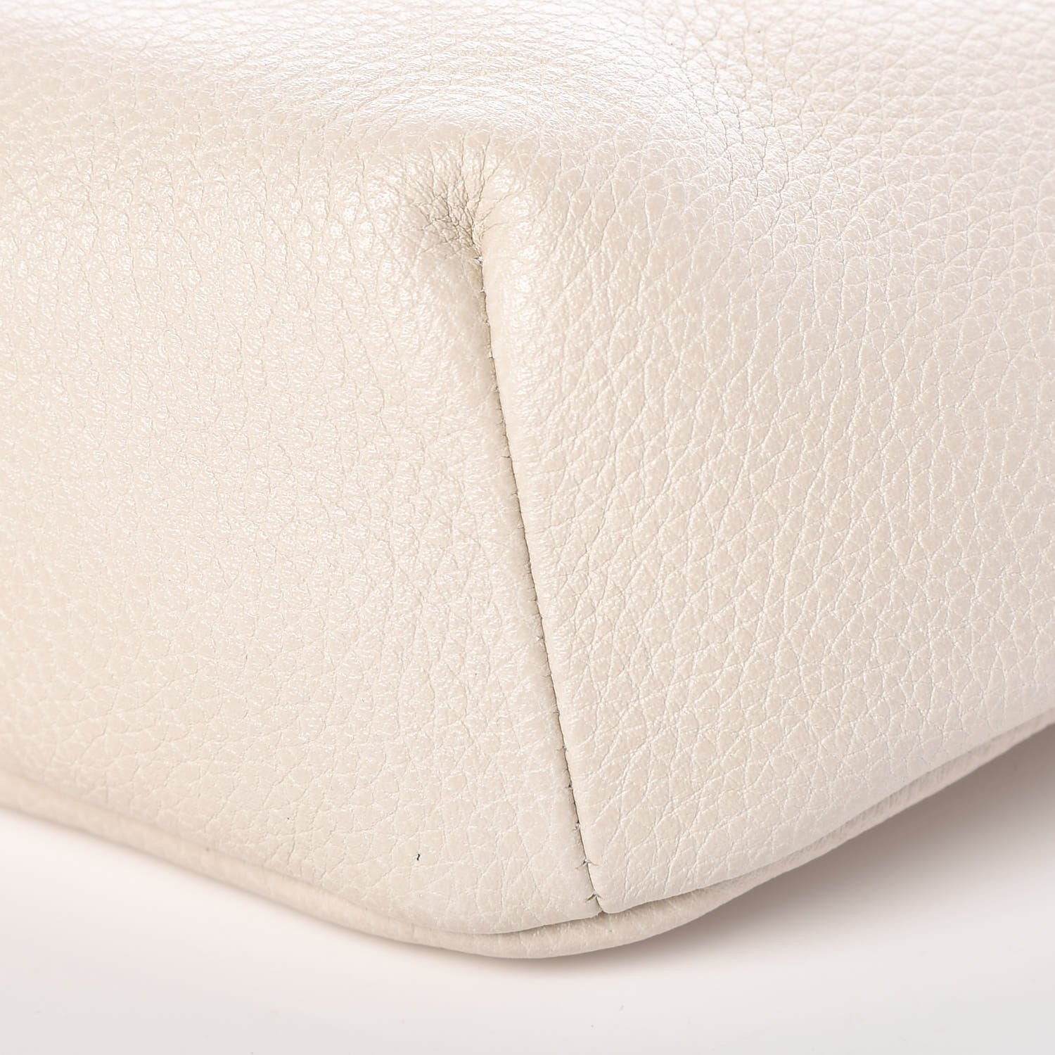 Gucci Grained Calfskin Logo Belt Bag White 11 of 11