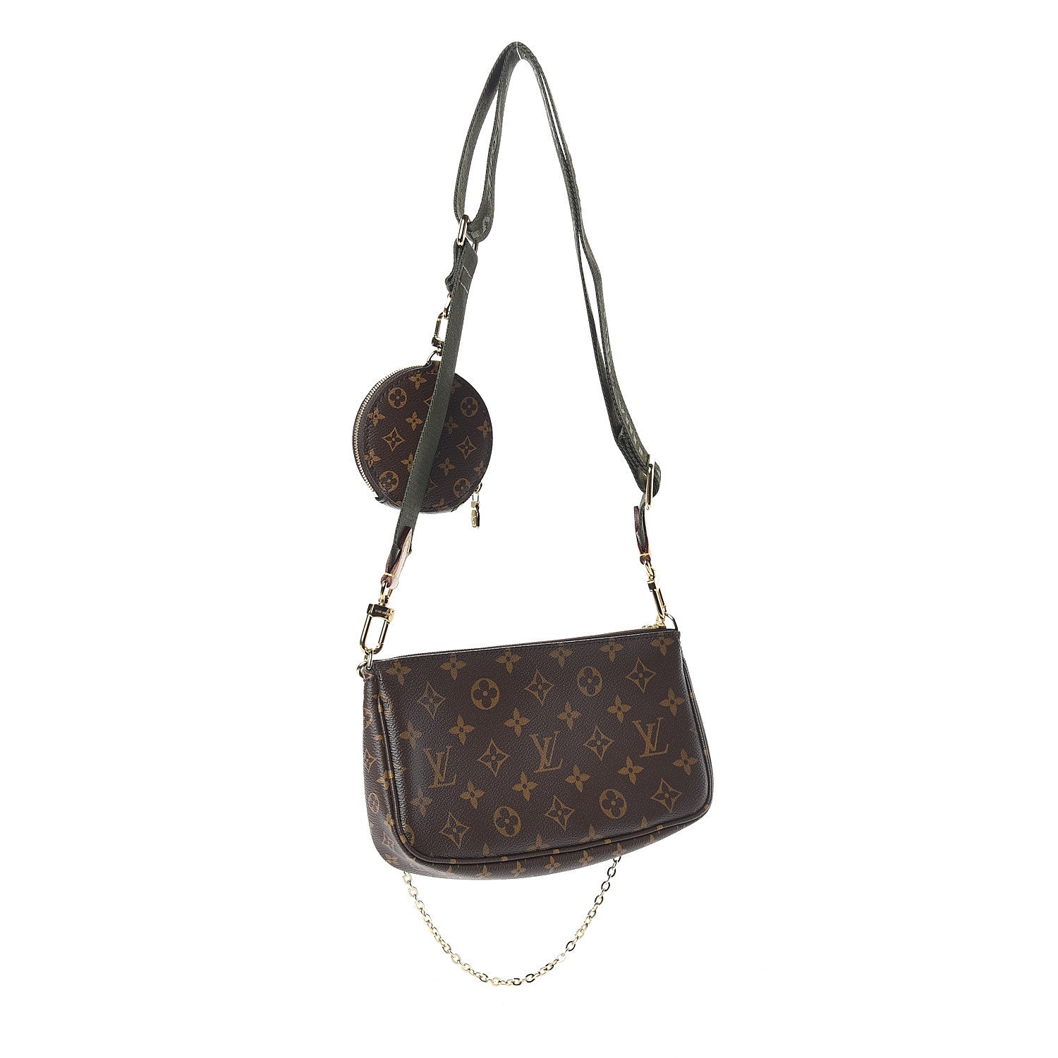 Louis Vuitton Monogram Multi Pochette Accessories Kaki 2 of 7