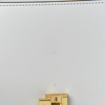 Gucci Calfskin Small Sylvie Shoulder Bag White 12 of 13