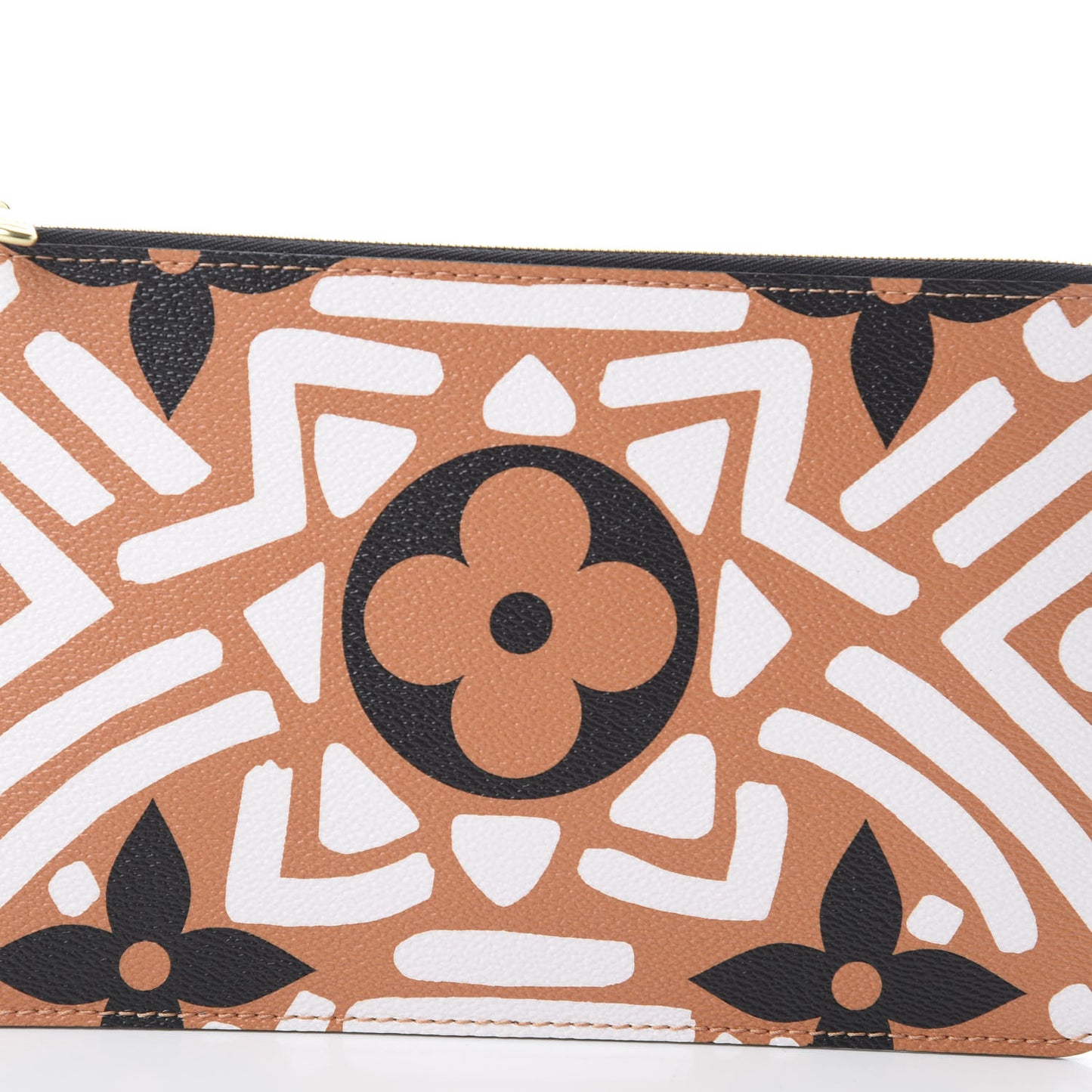 Monogram Giant Crafty Neverfull MM GM Pochette Creme Caramel