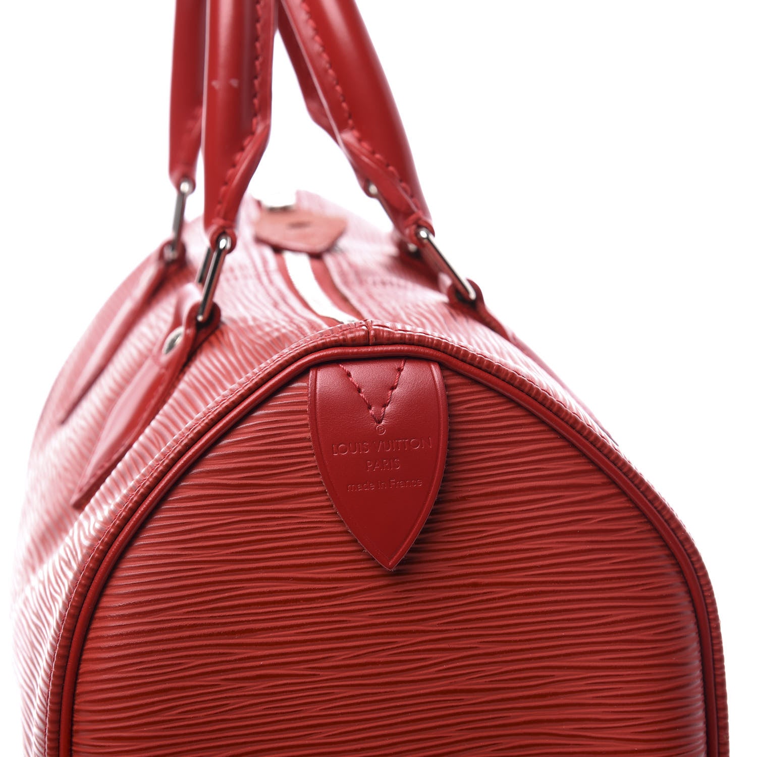 Louis Vuitton Epi Speedy 25 Rouge 10 of 13